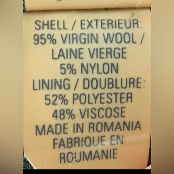 Classic Audrey, Elegant Black Virgin Wool Holiday, Dress Coat. Fits like 4/6 - Picture 4 of 10